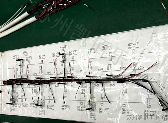 线束加工生产过程种的某一道工序